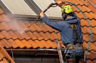 Démoussage et hydrofuge de toiture à Saurier